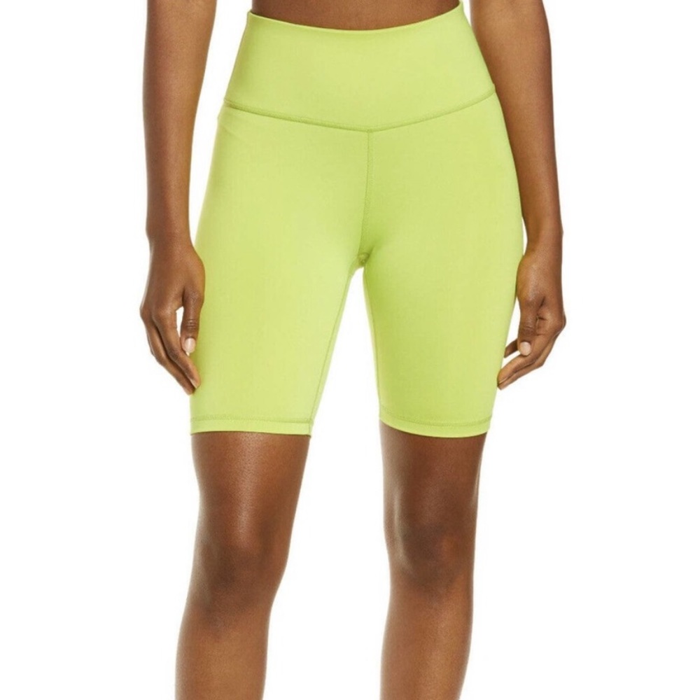 IVL Collective Neon Green Compression High Waist Biker Short